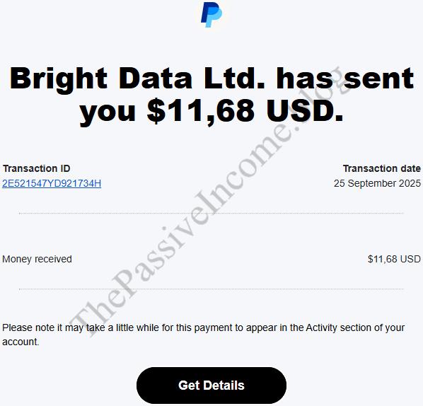 The 414th payout has been received from EarnApp. Start earning money without an effort today!

More info: thepassiveincome.blog/passive-income…

#MakeMoneyOnline #passiveincome #earnmoneyonline #earnapp
