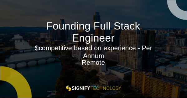 Signify_Tech's tweet image. Apply today! Founding Full Stack Engineer - #Remote.
Interested? Click the link to apply paiger.link/1273139224