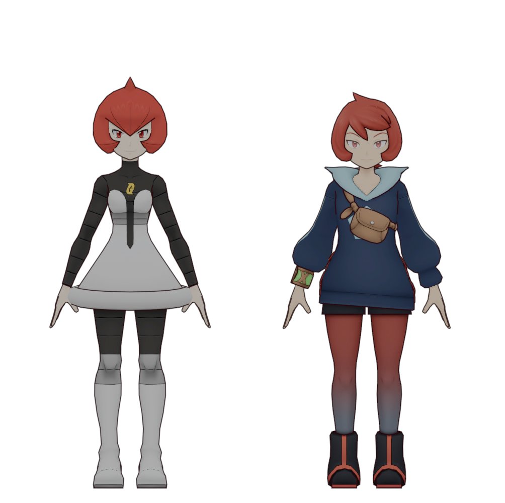 PokeMasModels's tweet image. Mars and Arezu height comparison

#PokémonMasters #PokémonMastersEX