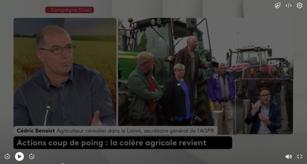 Pourquoi 🇫🇷 et 🇪🇺 autorisent des importations qui ne répondent même pas aux exigences qu'elles imposent pourtant à leurs propres agriculteurs 🤯⁉️

📺<a href="/benoistcdric/">benoist cédric</a> SGA <a href="/AGPB_Cerealiers/">AGPB - Céréaliers de France 🌾</a>  dénonce un manque de sens et de cohérence sur <a href="/franceinfo/">franceinfo</a>  👉bit.ly/4pDx6G5