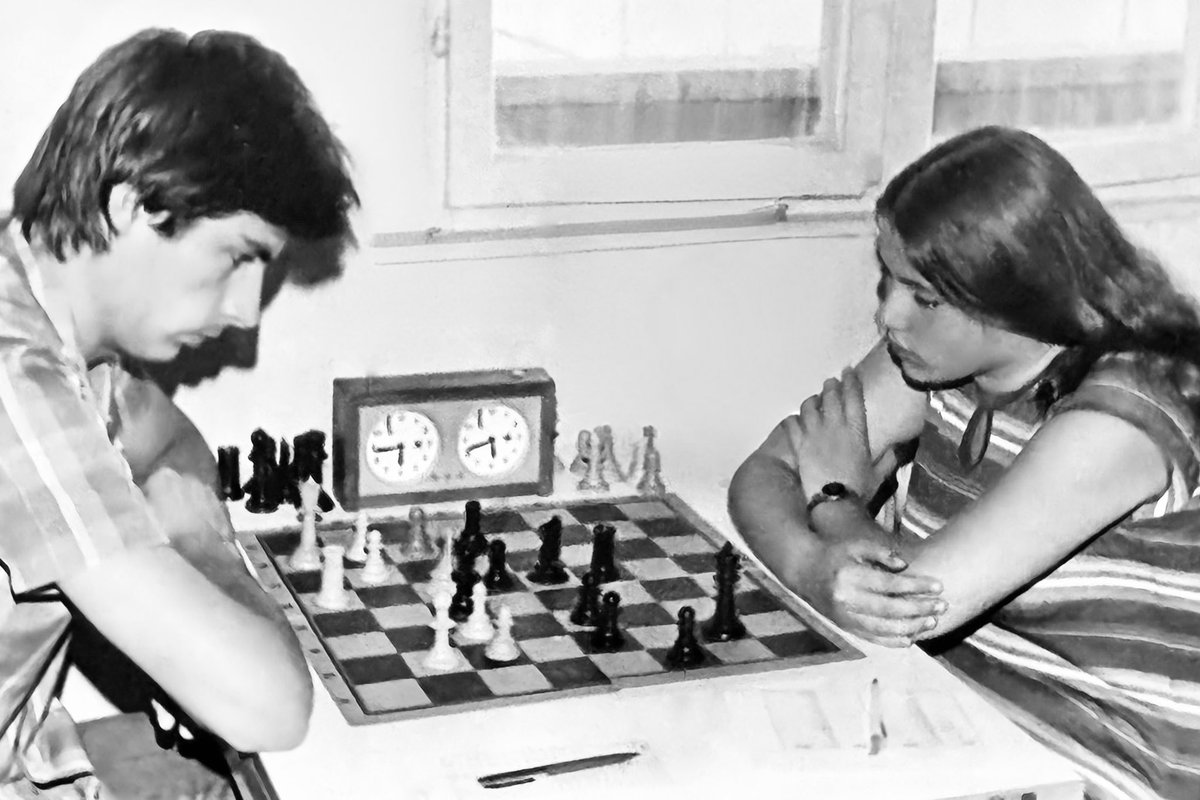 Never been seen photo of me playing in a tournament when I was a preteen. A few years later, I became the #1 ranked 15 year old in the world, boy or girl. I was still the #2 ranked 17 year old (one list behind Ivanchuk and ahead of Anand, and the other list behind Anand but ahead
