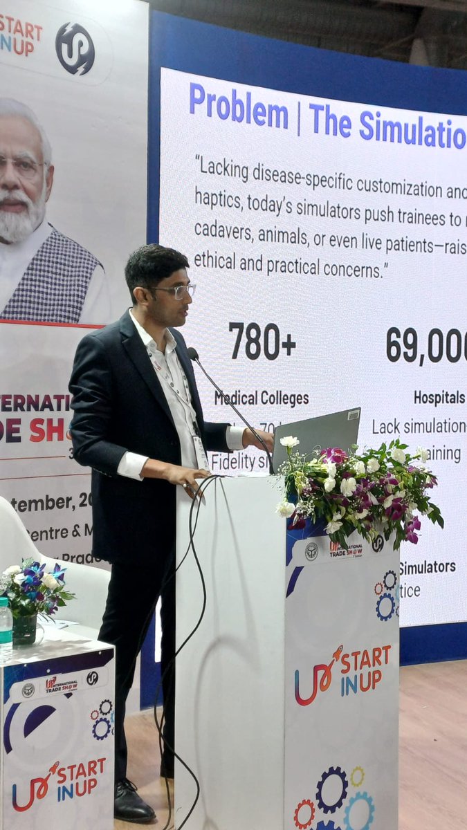 O_Simulation's tweet image. Showcasing 🇮🇳 innovation at #UPTradeShow!
🚀 India’s 1st 𝐑𝐚𝐝𝐢𝐚𝐭𝐢𝐨𝐧-𝐅𝐫𝐞𝐞 𝐂𝐓 𝐒𝐢𝐦𝐮𝐥𝐚𝐭𝐨𝐫 &amp;amp; 𝐌𝐨𝐭𝐡𝐞𝐫-𝐁𝐚𝐛𝐲 𝐌𝐚𝐧𝐧𝐞𝐪𝐮𝐢𝐧 for medical training.
Shaping the 𝐟𝐮𝐭𝐮𝐫𝐞 𝐨𝐟 𝐡𝐞𝐚𝐥𝐭𝐡𝐜𝐚𝐫𝐞 𝐞𝐝𝐮𝐜𝐚𝐭𝐢𝐨𝐧! 💙
@CMOfficeUP 

 #MakeInIndia