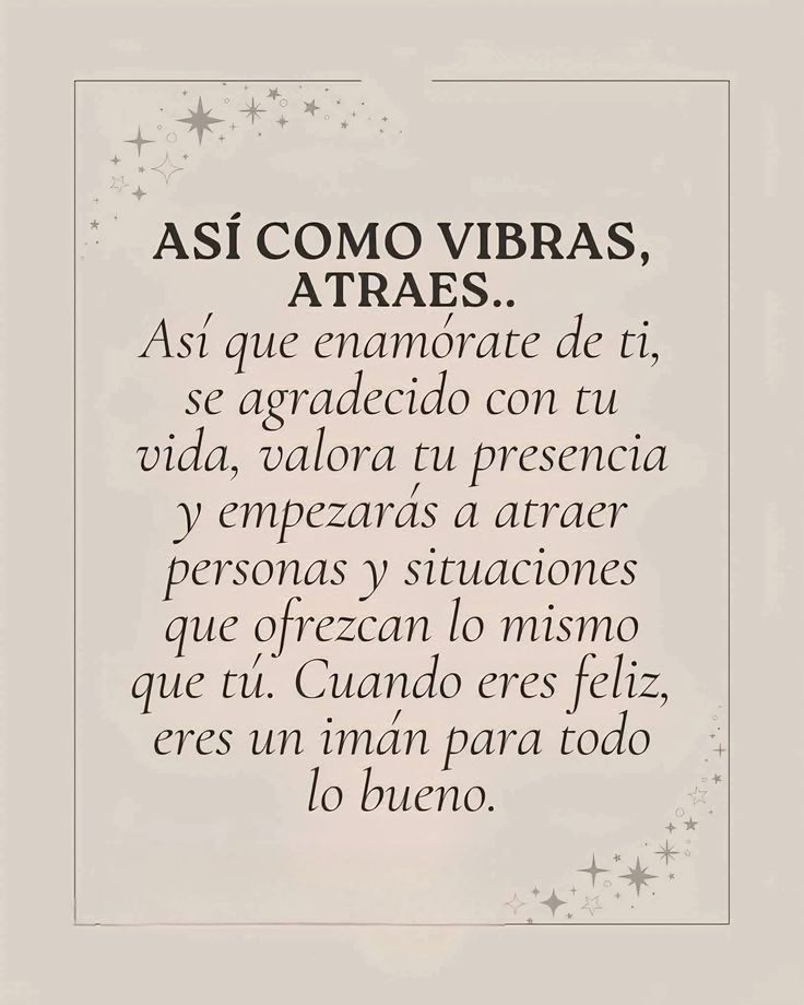 Motivosentuvida's tweet photo. Así como vibras atraes... 👇👇👇🙏🙏
#FelizViernesATodos 
#BuenosDías 
#FrasesParaElAlma 
#FelizViernesParaTodos 
#FraseDelDía https://t.co/mH7azTWrb8