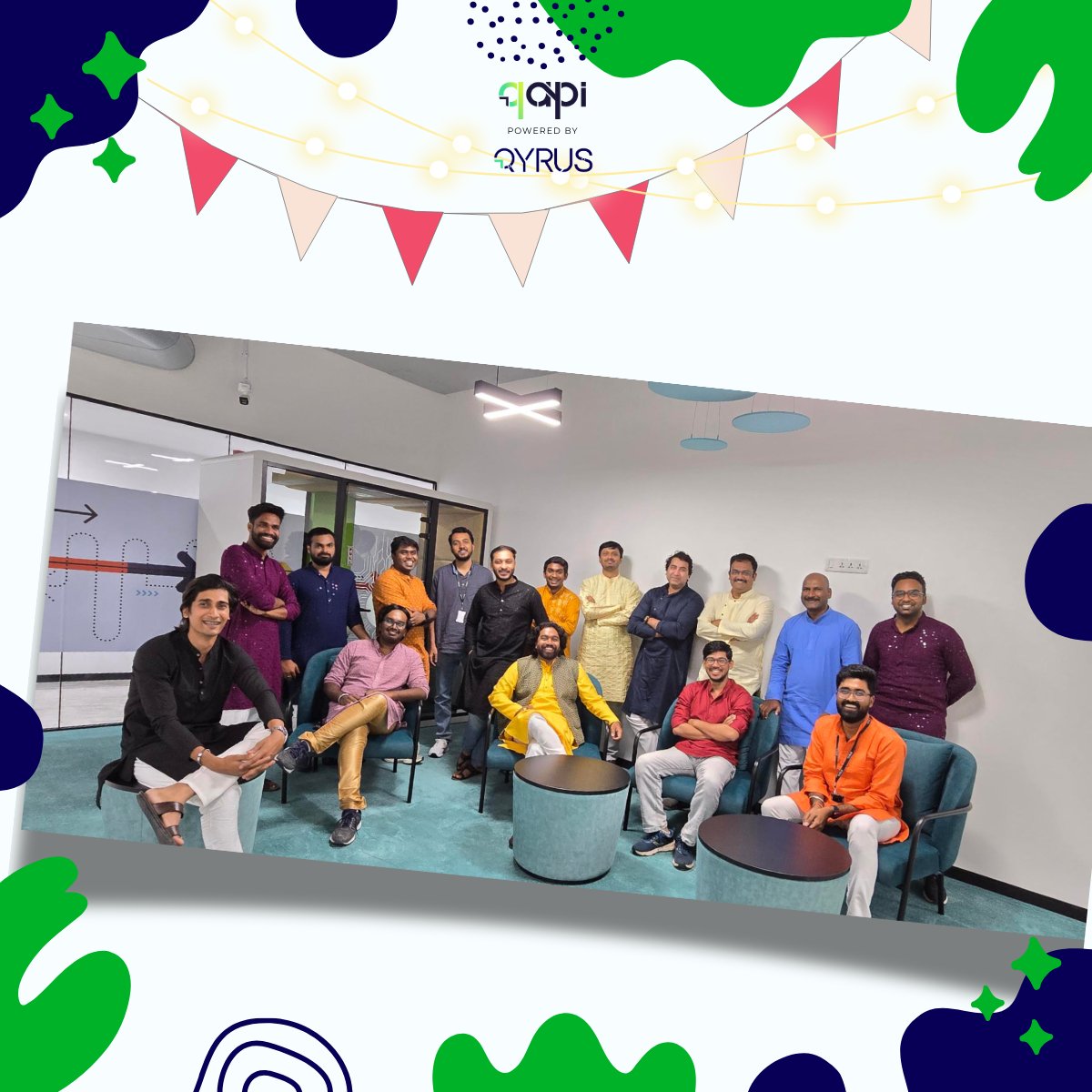 testwithqapi's tweet image. Yesterday, our workplace looked a little different.

Yes for all the right reasons!

The office was filled with colors, music, good food, and lots of sweets — but most importantly, with laughter and some eye catching dance moves.
 
Work took a step back as festivities took over,…