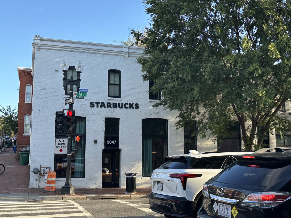Nolan_Nichols's tweet photo. A sad day... The Georgetown Starbucks on M Street is closing. It was a true staple of the community with every barista knowing your name &amp; order. @Starbucks corporate may see this as moving forward, but this store embodied what they aspire to be: true community. @WashProbs https://t.co/cS9BgEFvNT