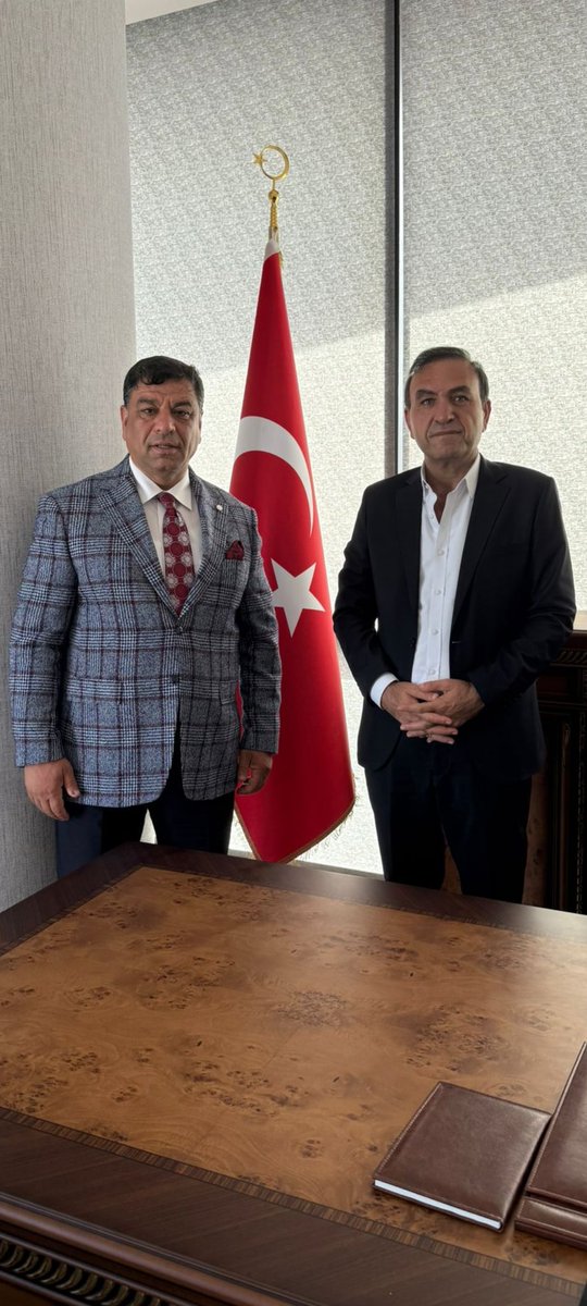 HalilAslan63_'s tweet image. Bugün Ankara’da Çok Değerli Dostum Önceki Dönem Şanlıurfa Besi OSB Başkanı Sn.Yılmaz CİNPOLAT’ı Ankara’daki Ofisinde Ziyarette Bulundum Güzel Sohbeti. ve misafirperverliği için Çok teşekkür ederim. 
#ANAVATAN #PARTİSİ #ŞANLIURFA @ylmazinpolat @icelebiresmi @ibrahimeyyupogl