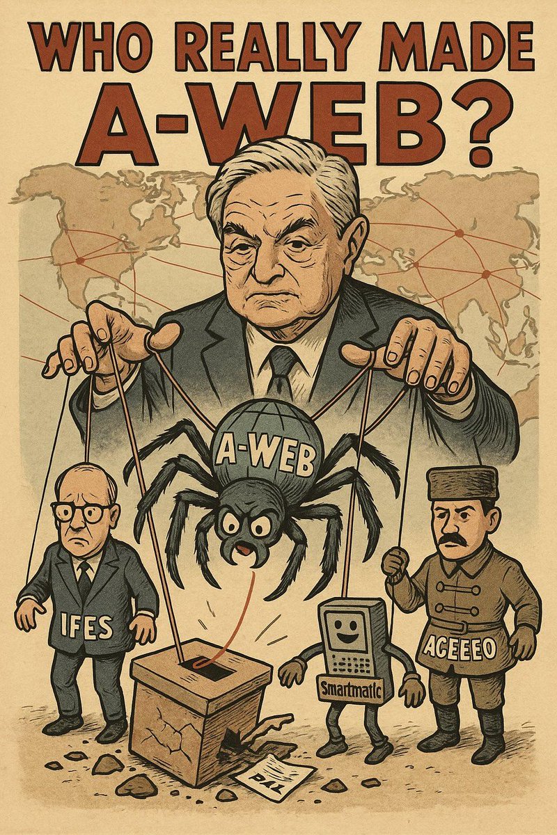 Healthy1302's tweet photo. 🇺🇸 Stolen elections worldwide share one name.
🇰🇷 A-WEB, the fraud knot.
#AWeb #ElectionFraud #StopAWeb #SorosRICO #ExposeFraud #Truth #Korea #USA https://t.co/VpshakqmOQ
