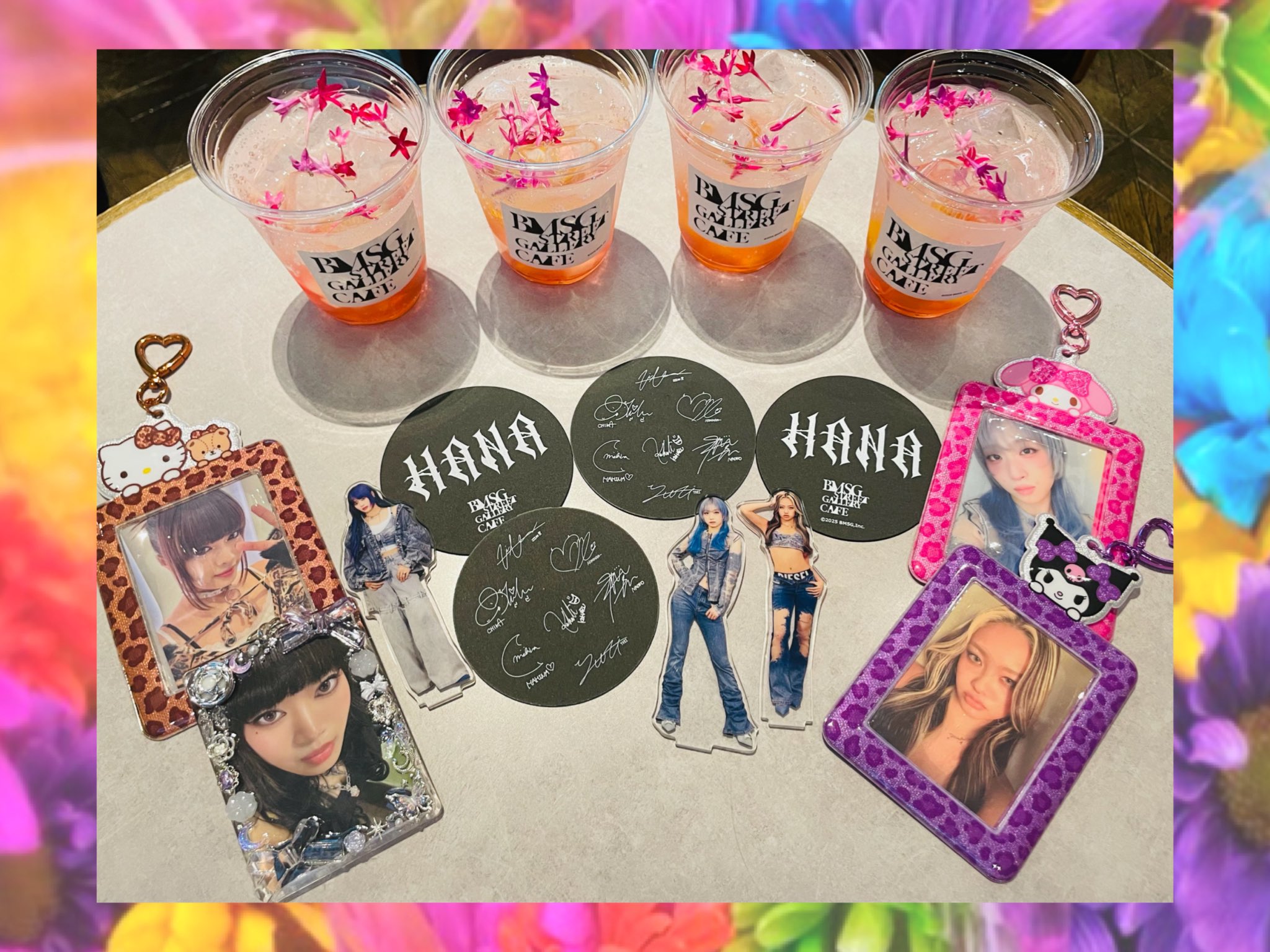 BMSG GALLERY CAFE サイン入りコースター HANA サイン入り】BMSGカフェ コースター HANA 1枚 - メルカリ