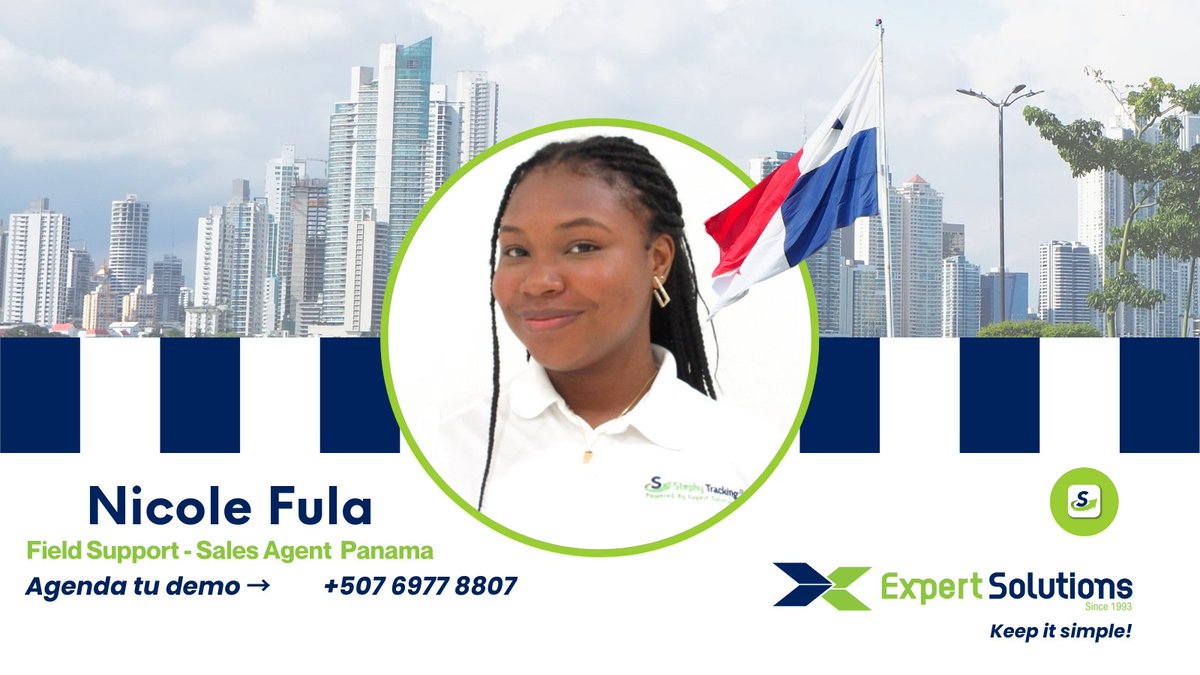 StephyTracking's tweet image. 👋 Conoce a Nicole, nuestra Field Support &amp;amp; Sales Agent en Panamá.

¿Necesitas soporte local o una demo de Stephy Tracking®?

📲 WhatsApp: +507 6977 8807 · 📞 USA: +1 (786) 264 2316

#StephyTracking #Logística #Panama #STOM #Logistica #WMS #Warehouse #Tracking #GestiónLogística…