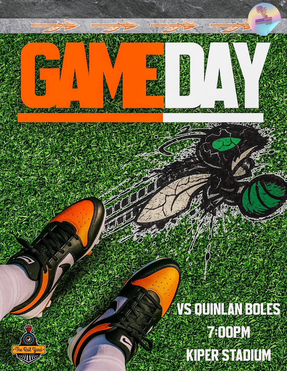 🟠Game Day⚪️
Sponsored by The Rail Yard - Paris Texas
📆September 26, 2025
🆚Boles Hornets
⏱️7:00PM
📍Kiper Stadium
🎥 Tomahawk Sports Media Youtube
Dave Campbell's Texas Football

#thegrove #903 #fridaynightlights #footballfriday #honeygrove #WarriorNation