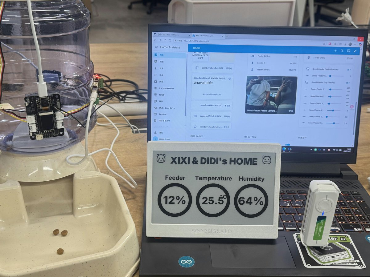 make2explore's tweet photo. Automated🐱Cat House - with cat feeder that can also monitor the food level and track the environment 😍👍👏

Check out this cool project on Hackster 👉 https://t.co/8G2RWFUw38 https://t.co/h7esWXi5vM