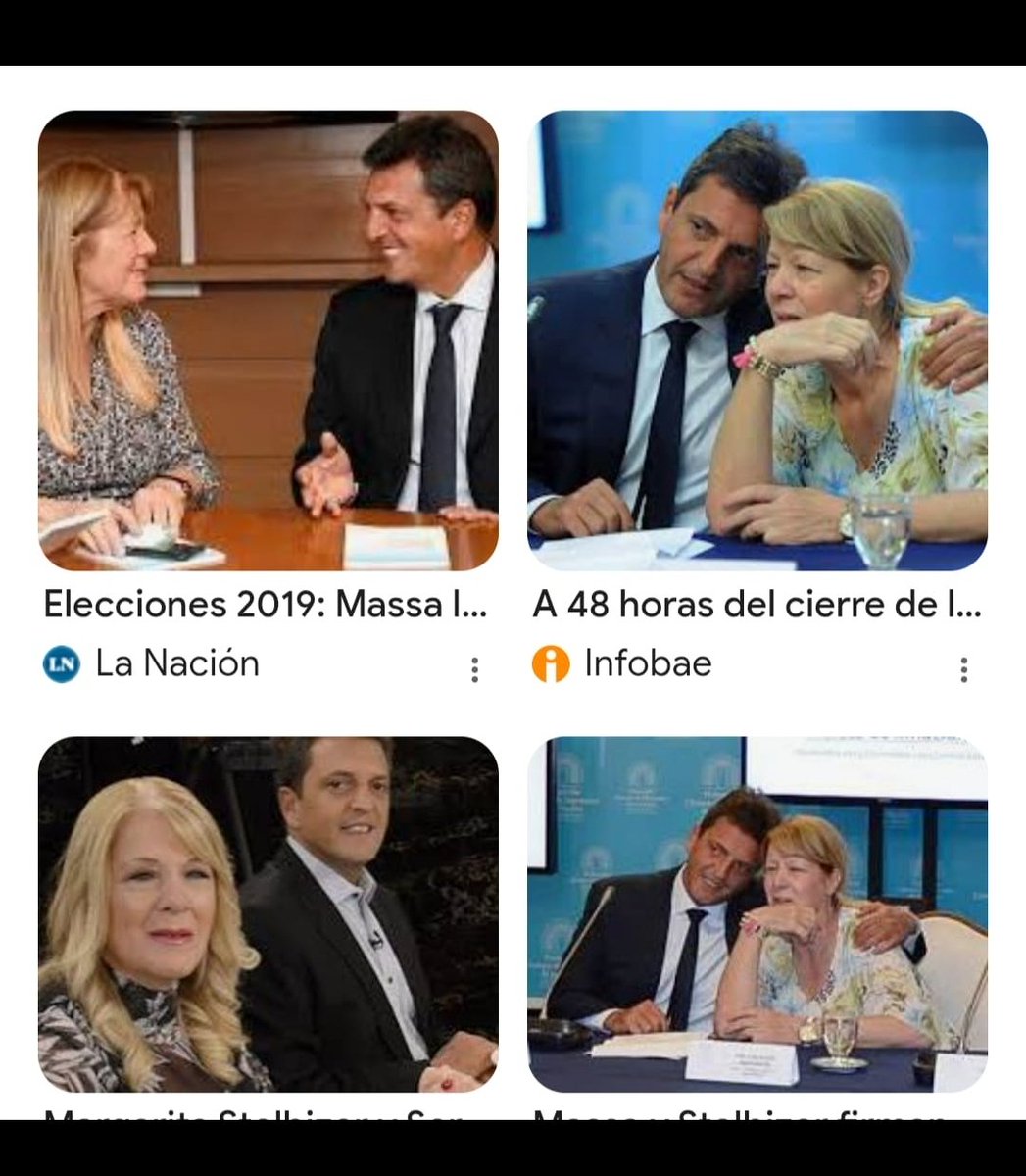 <a href="/Stolbizer/">Margarita Stolbizer</a> Pero vos no estabas con Massa? Mas cloaca que eso no hay Marga