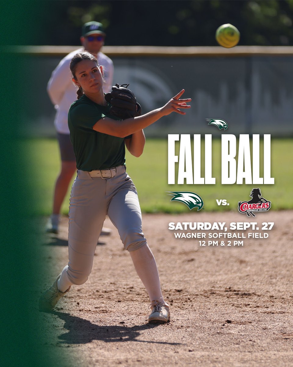 Our first fall game is coming up THIS WEEKEND!!!

We host Dominican University NY for a doubleheader tomorrow!!

#TakeFlight