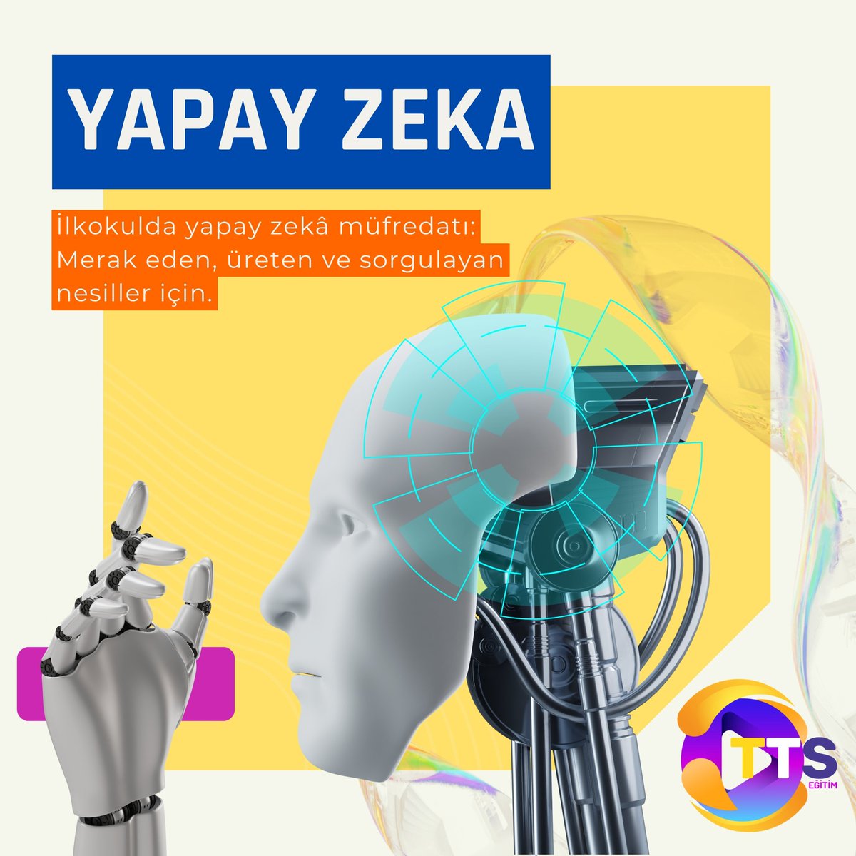 🦾 Çocuklarımız yapay zekâyı öğreniyor!
İlkokul müfredatımıza eklediğimiz yapay zekâ dersleriyle öğrencilerimiz; merak eden, üreten ve sorgulayan bireyler olarak gelişiyor.

Biz inanıyoruz ki; bugünün meraklı çocukları, yarının teknolojiye yön veren liderleri olacak. 🚀✨