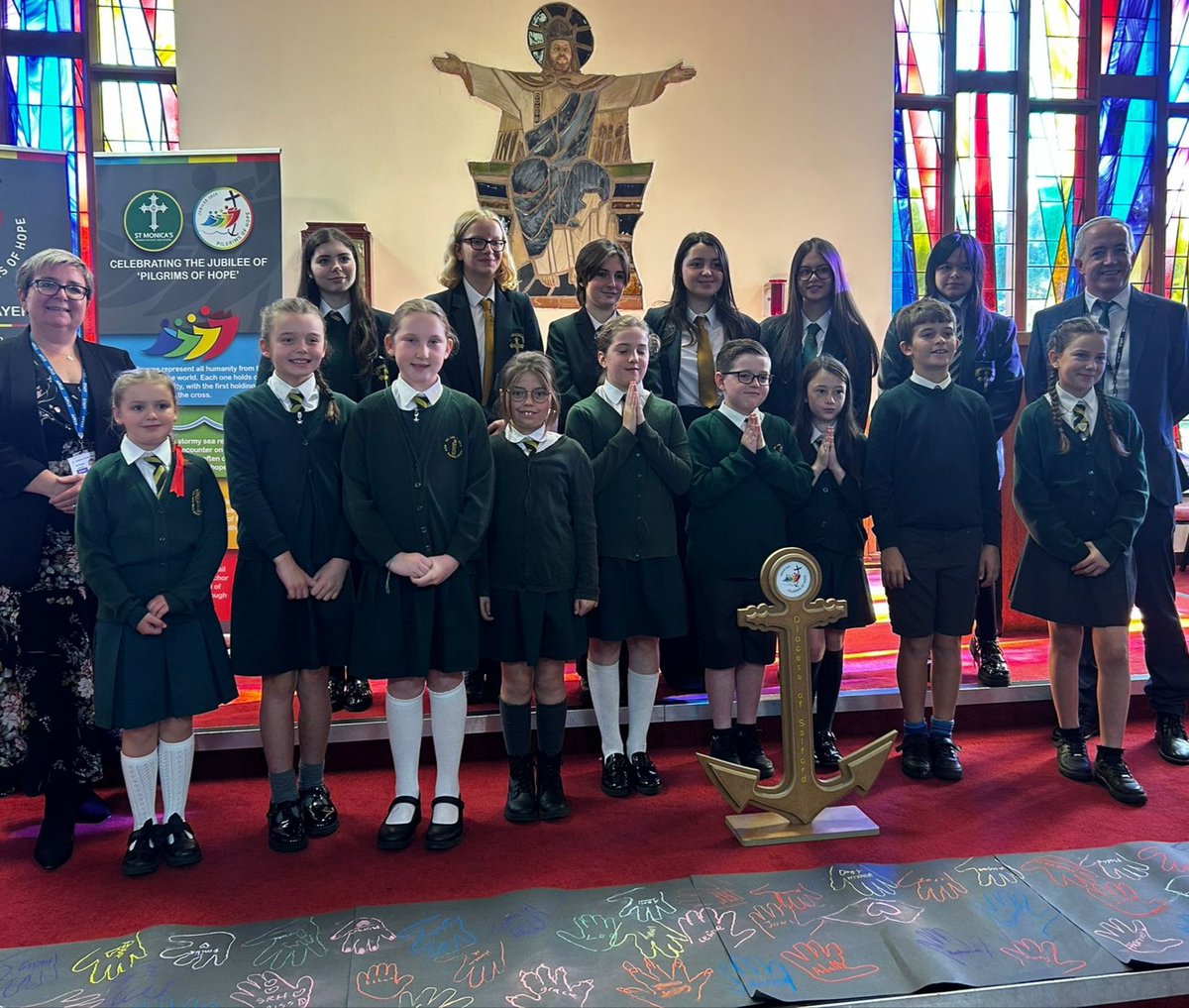 OLOGPrestwich's tweet image. Collaboration across Key Stages. The Our Lady of Grace Growing In Faith Together Team met their High School counterparts at St. Monica&apos;s today. Mrs Keenan &amp;amp; Mr. Kehoe welcomed us and we really enjoyed the beautiful liturgy the pupils prepared. @stmonicas
