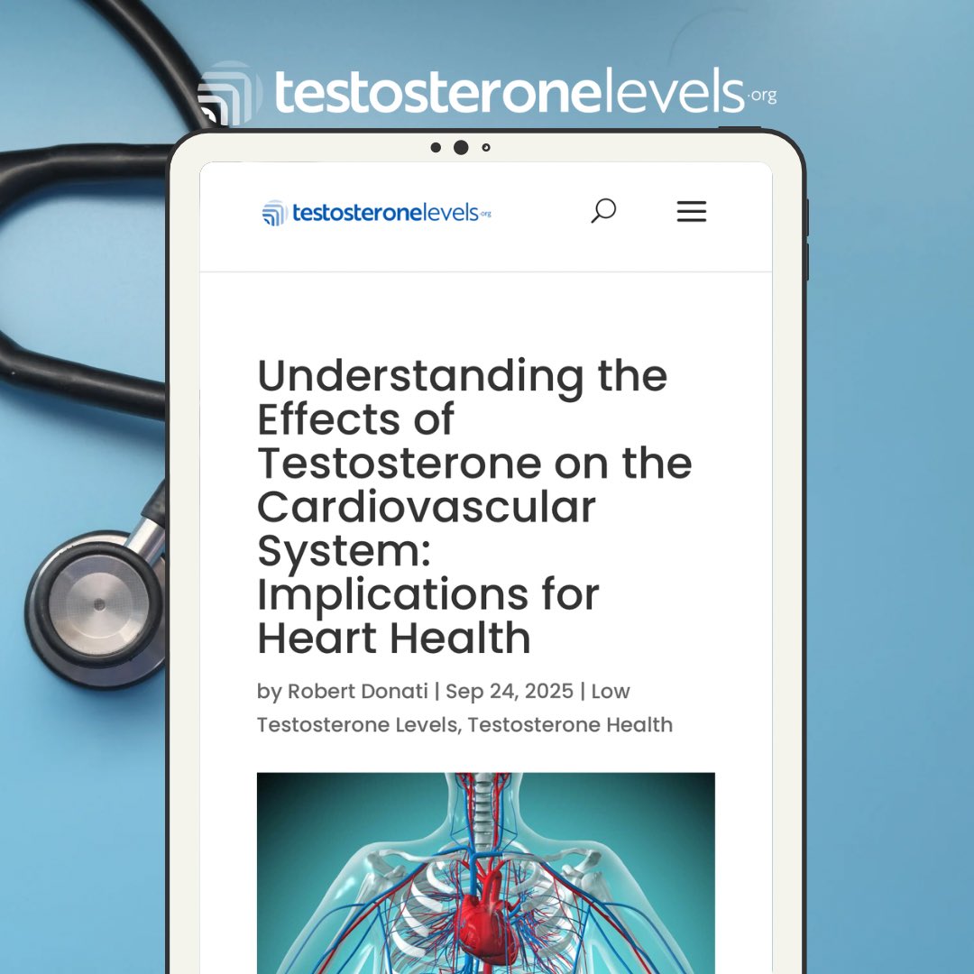 testosteronelvz's tweet image. How does testosterone impact your heart? ❤️ From blood flow to vascular tone, the connection is more complex than you think.

Read the full article 👉 testosteronelevels.org/understanding-…

#HeartHealth #Testosterone #Cardio #Hormones #Wellness #MensHealth #HealthyLiving