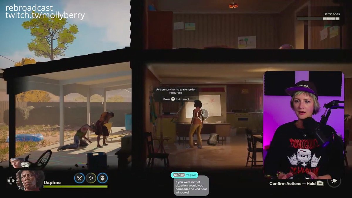 A shoutout to fashionista <a href="/MollyBerry/">MollyBerry🔜Gamescom</a> for the excellent choice in sweaters during a recent <a href="/intothedead/">Into the Dead: Our Darkest Days</a> livestream...