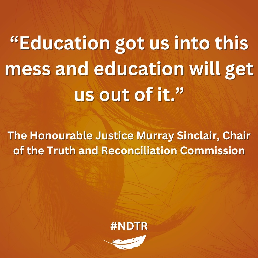 As teachers, we have a responsibility to take action in our classrooms to champion the message that every child matters. To support your practices &amp; student learning, you can find a collection of resources below.

bit.ly/4nnQC7K

🧡📚
#NDTR #CatholicTeachers