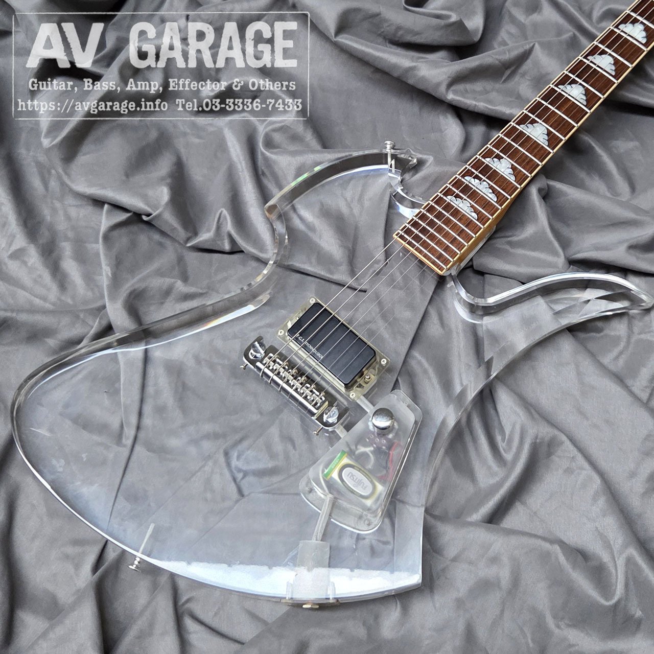 FERNANDES MG-115C hide ギター クリスタルモッキンバード フェルナンデス エレキギター MG115C hide クリスタル