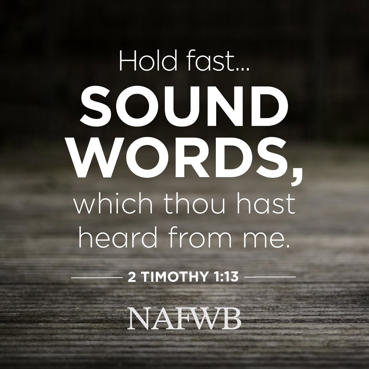 #NAFWB #BetterTogether #2Timothy #HoldFast #PastorAppreciation #PastorAppreciationMonth