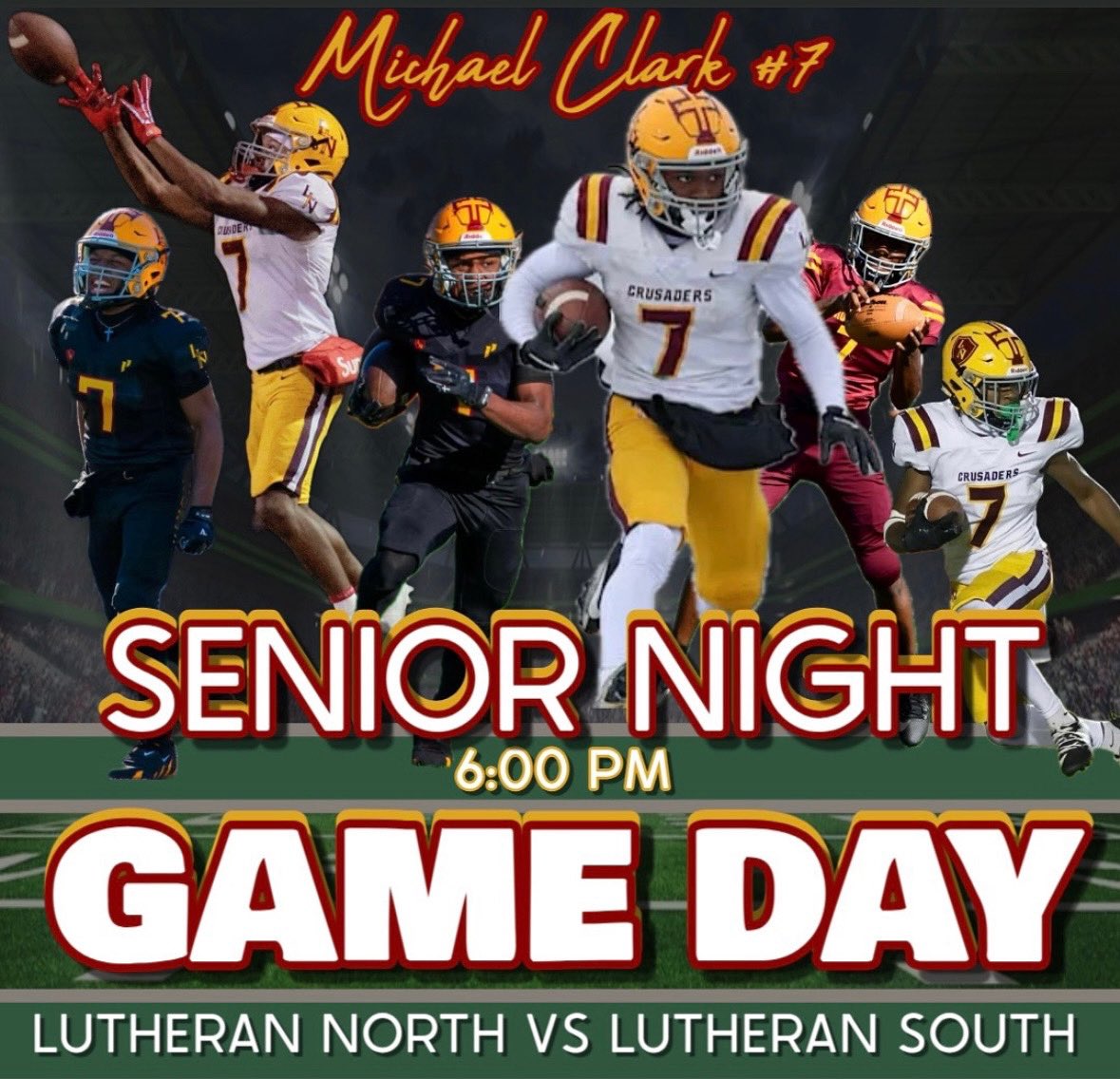 Pat Clark (@patclark317) on Twitter photo It’s my favorite day…GAME DAY!!! Celebrating Michael’s Senior Year!!! It’s my favorite day…GAME DAY!!! Celebrating Michael’s Senior Year!!!