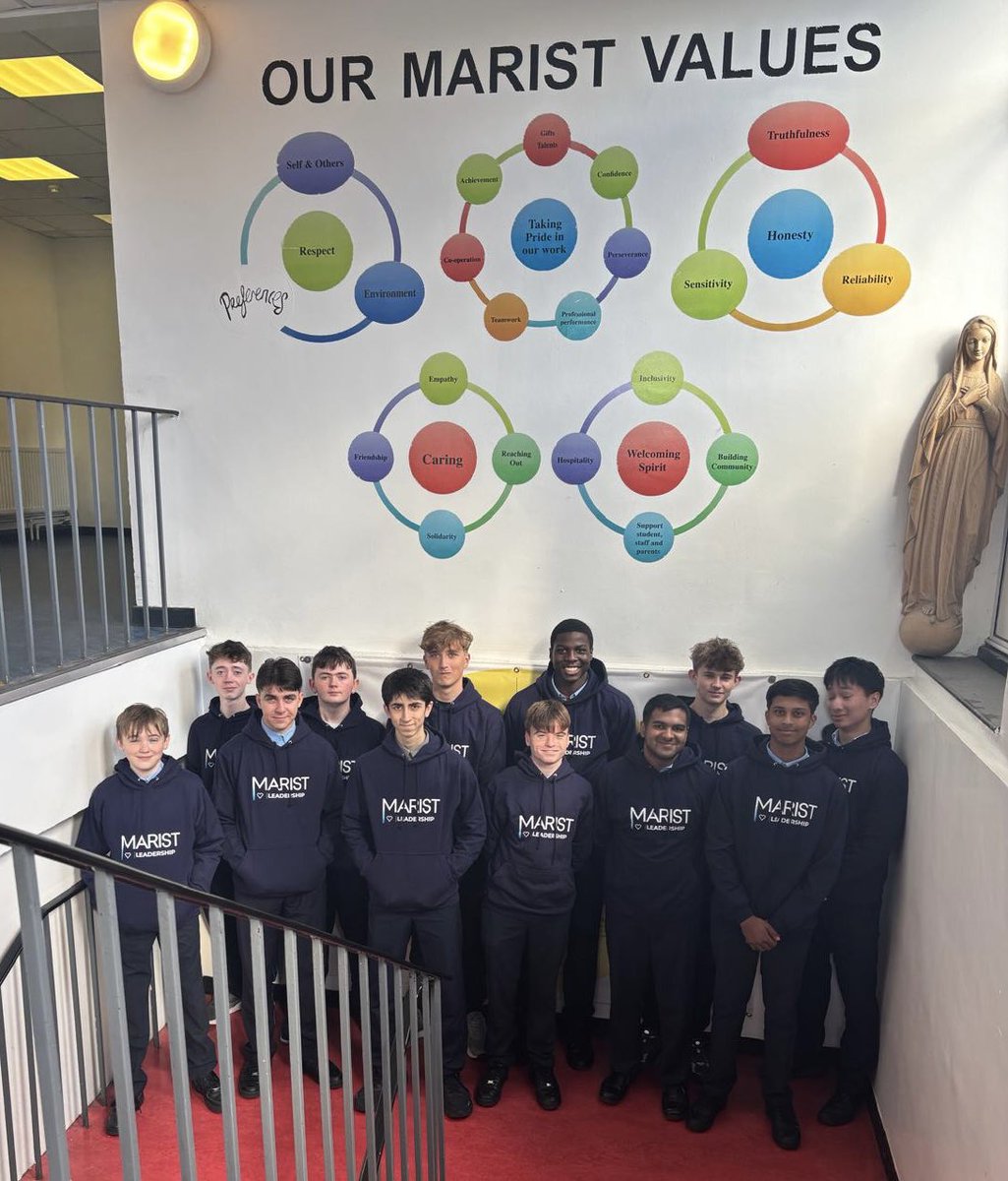 OMurphy_1's tweet photo. This years Marist Leaders in their new hoodies excited for our trip to L’Hermitage next week @moylepark https://t.co/MTgm9Cwb9a
