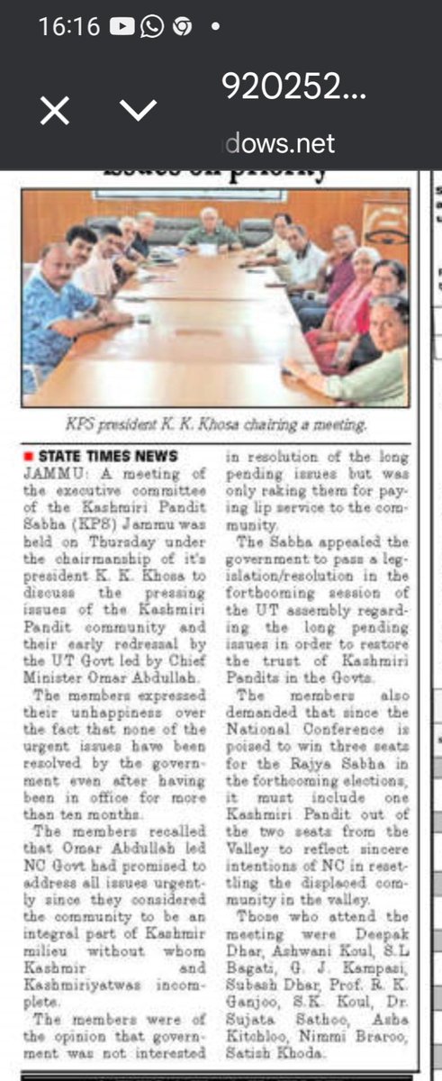 Its imperative to resolve issues of #KashmiriPandits. A #KashmiriPandit should be given mandate by <a href="/JKNC_/">JKNC</a> in the forthcoming Rajya Sabha election from #Kashmir