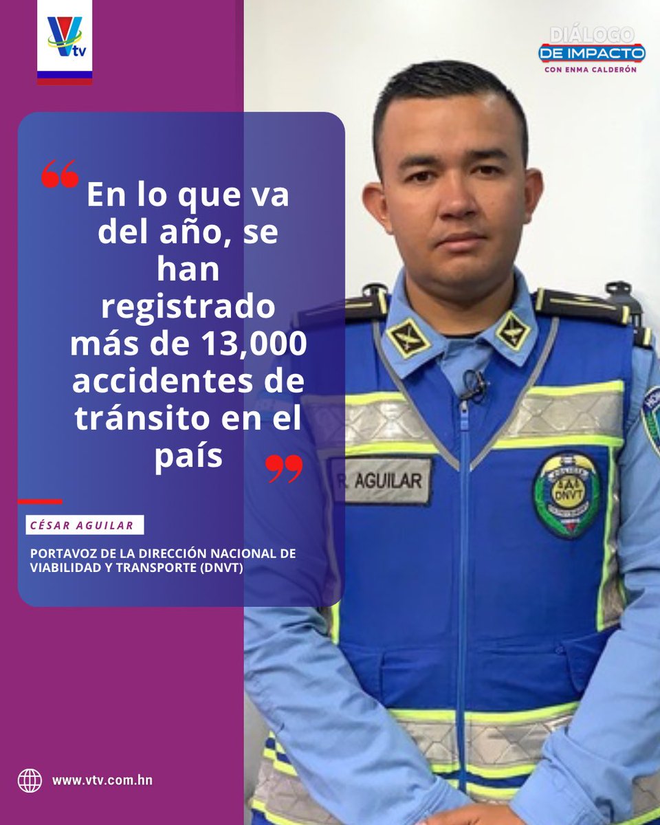🔵🔴 “En lo que va del año se han registrado más de 13,000 accidentes de tránsito en el país, y en el 70% de los casos se ven involucradas motocicletas”, manifestó portavoz de la Dirección Nacional de Viabilidad y Transporte (DNVT).