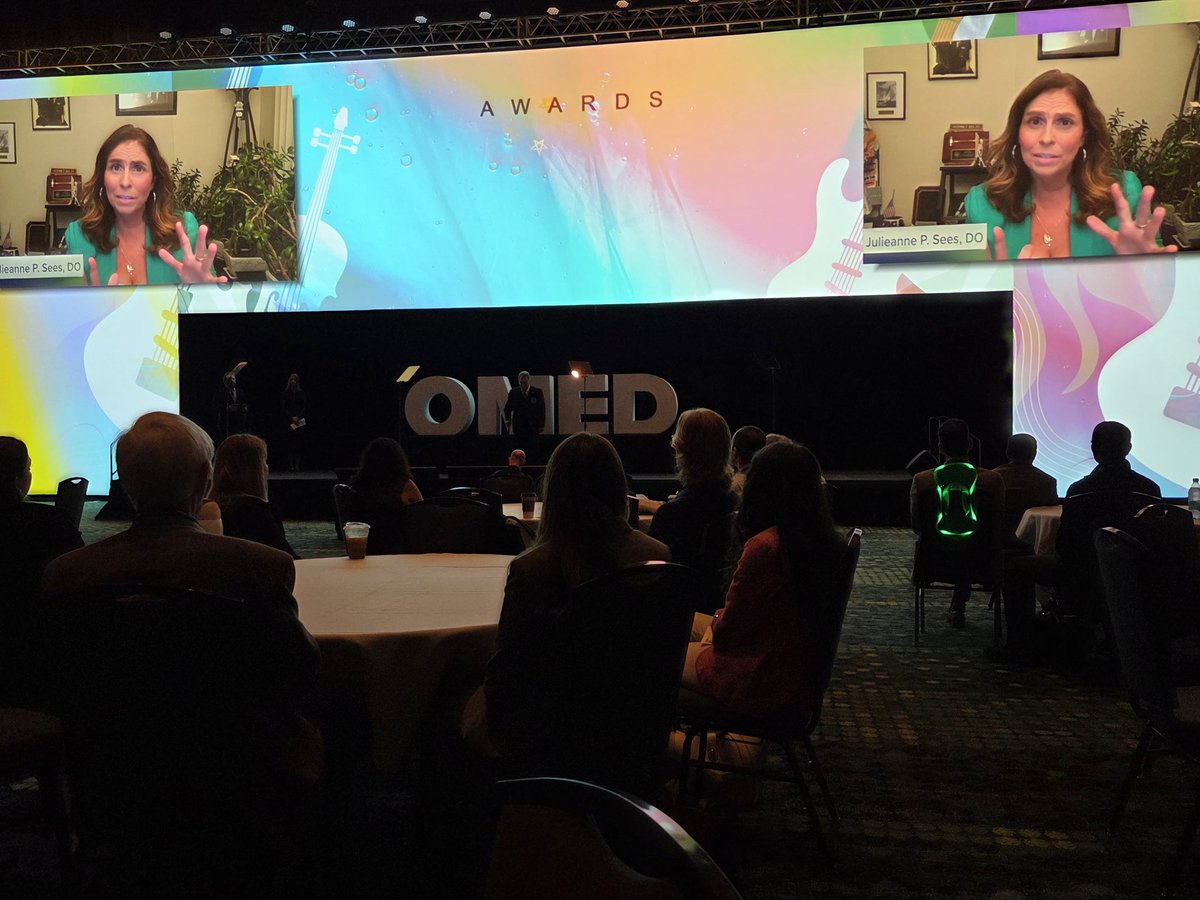 Congratulations to Julieanne P. Sees, DO, AOA Mentor of the Year!

A great leader, but on X, she's  one of my favorite followers.