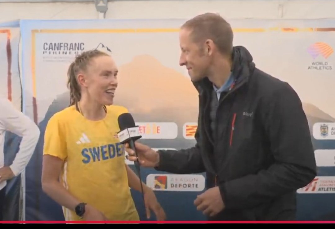 Lo de la sueca Tove Alexanderson en el  Mundial de Canfranc. (45 kms 3600 mts de desnivel +) 

 1ª  con 5h04'20" a sólo un 7,85% del primer hombre

2ª Sara Alonso 5h38'15" a un 20% del primer hombre, que es lo normal en Trail

 Delante de Tove sólo 16 hombres de 164 en meta !!