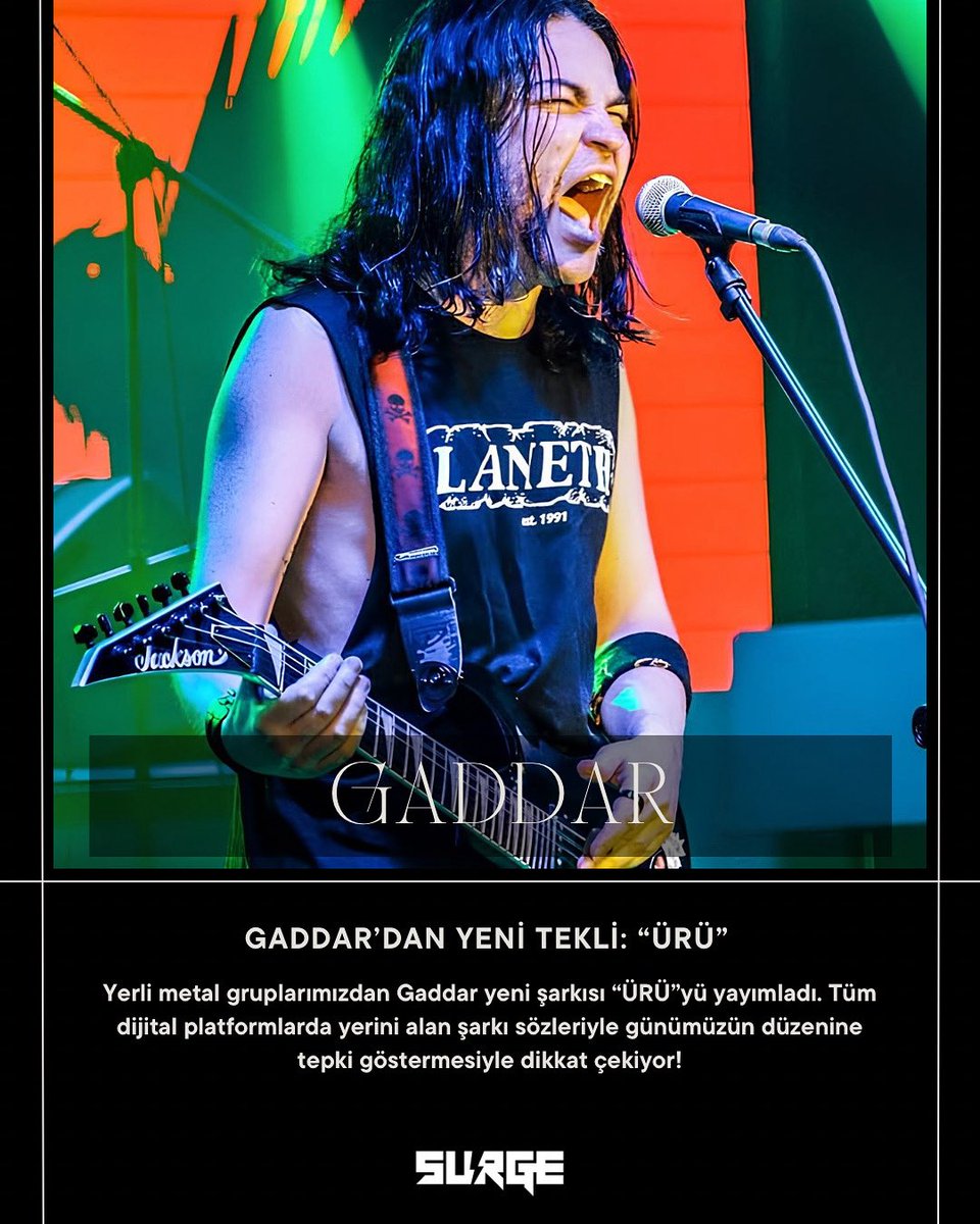 Gaddar’dan Yeni Tekli : “ÜRÜ” 

Yerli metal gruplarımızdan Gaddar yeni şarkısı “ÜRÜ”yü yayımladı. Tüm dijital platformlarda yerini alan şarkı sözleriyle günümüzün düzenine tepki göstermesiyle dikkat çekiyor!

open.spotify.com/track/5bsa37ms…