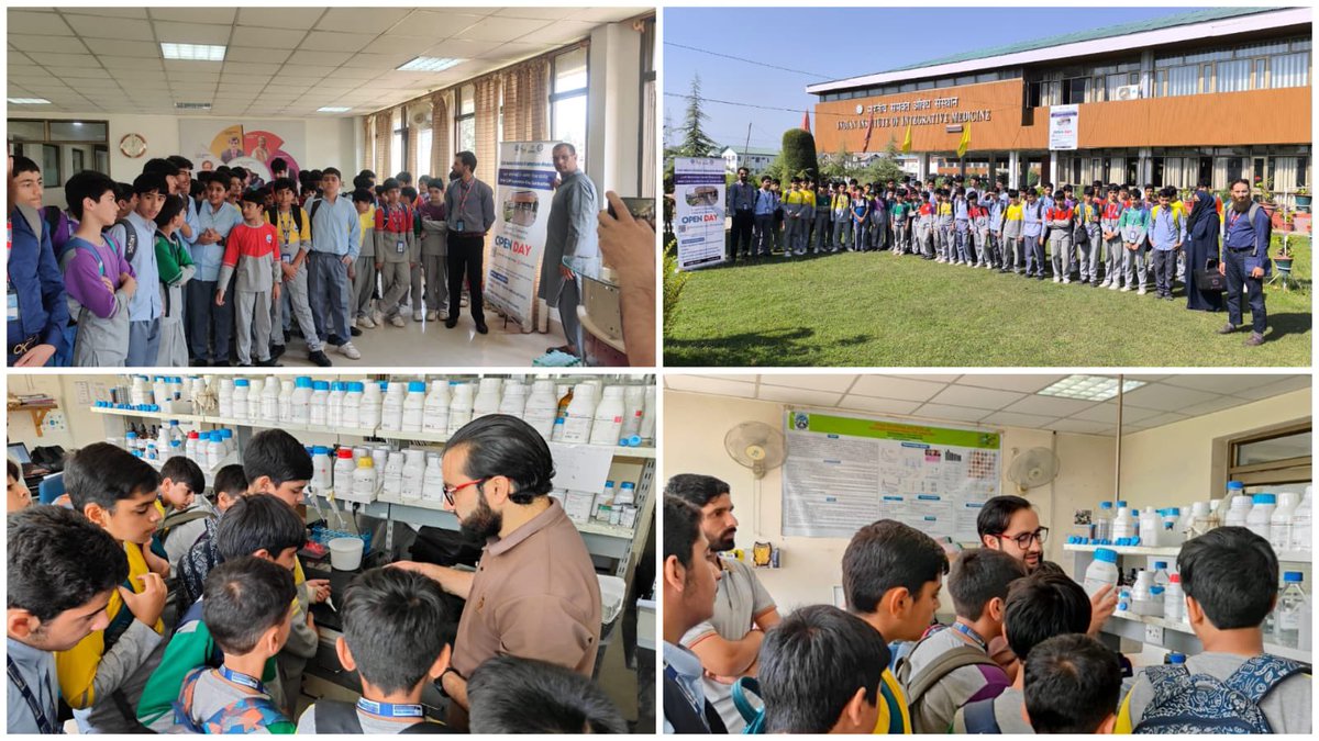 As part of the 84th #CSIR #FoundationDay celebrations, CSIR-IIIM Jammu organized #OpenDay at Jammu &amp; Srinagar labs. Over 800 students explored our R&amp;D facilities, interacted with scientists &amp; attended sessions on startups and Vidyarthi Vigyan Manthan.

Empowering Science,