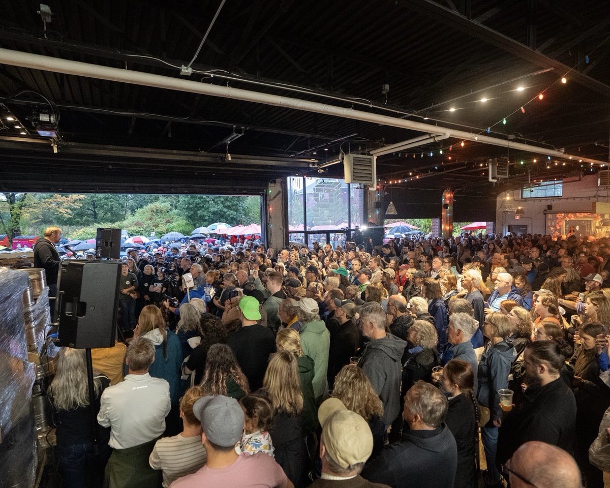 Last night: Over a thousand Mainers got drenched in Portland.

We’re building a movement, and nobody — not Susan Collins, not Chuck Schumer — is going to stop us.