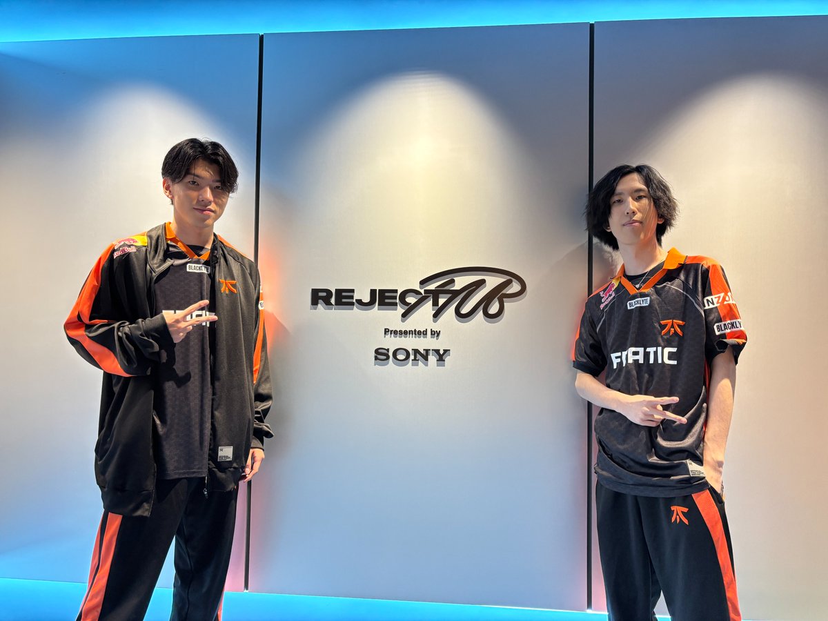 FNATIC Apex Legends部門のお二人がREJECT HUBに遊びに来てください