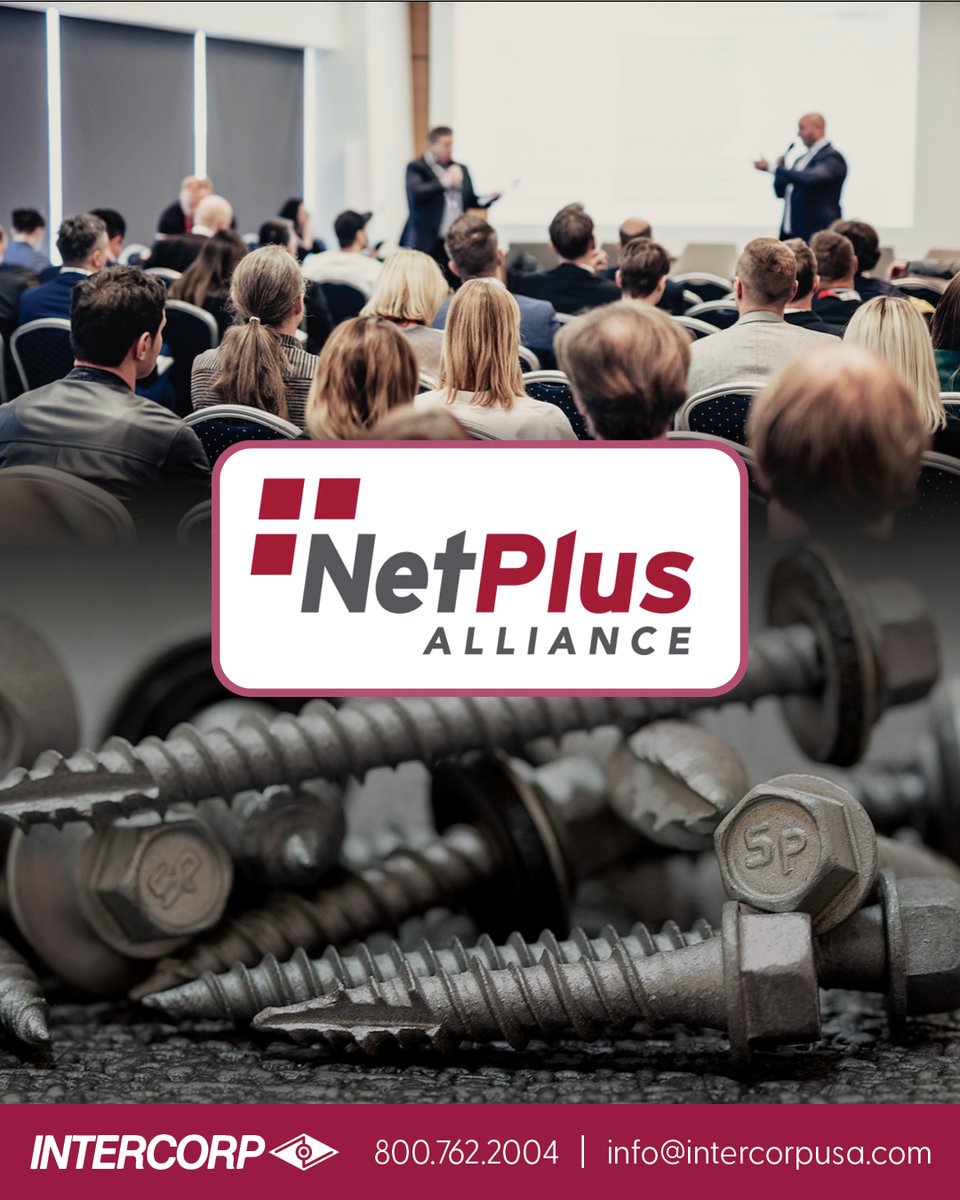 intercorpusa's tweet image. Intercorp is heading to the 2025 NetPlus Alliance Annual Meeting! Visit booth 205 to connect with our team, explore the latest fastener solutions &amp;amp; see how we can empower your success. See you in National Harbor! #IntercorpStrong #StrongPointFasteners #NetPlusAlliance