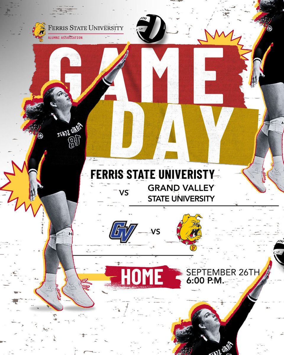 Nothing like a Bulldogs vs. Grand Valley matchup to light up the gym... GO DAWGS! 🐶

#FERR1S #FerrisForward #BeABulldog