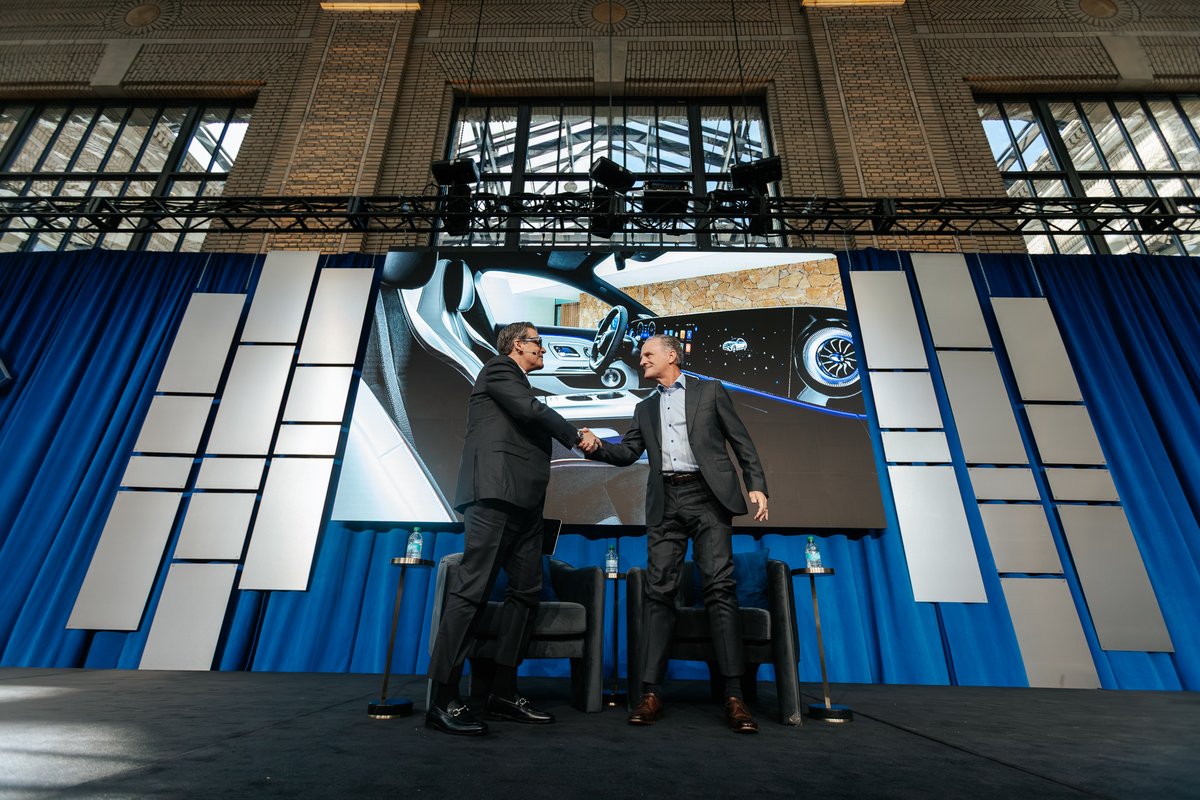 At #MBS2025, Jason Hoff, CEO of Mercedes-Benz North America, joined John Bozzella, CEO of the Alliance for Automotive Innovation, for a fireside chat on navigating electrification, trade policy, and new market entrants.
