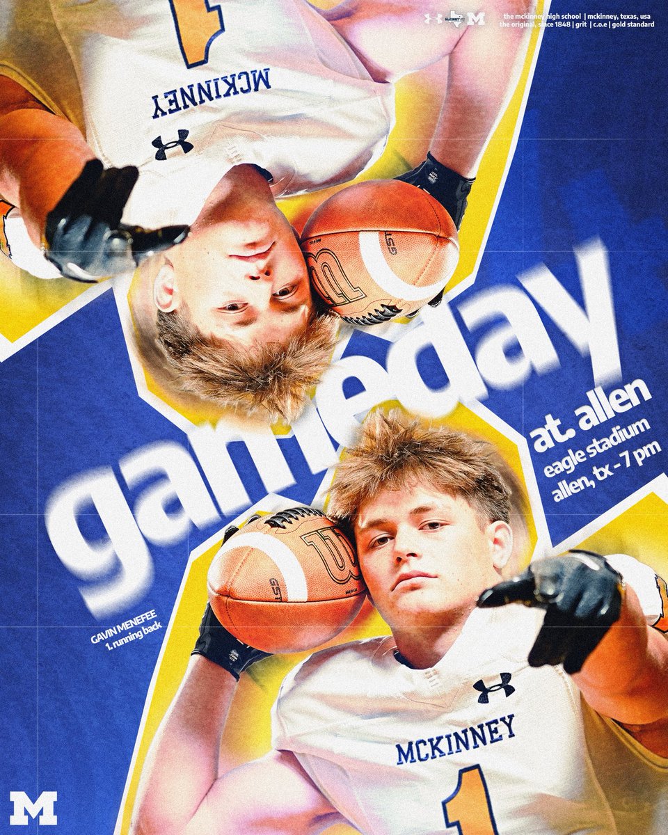 gameday

mckinney high at. allen 

#txhsfb #uiltexas #smsports