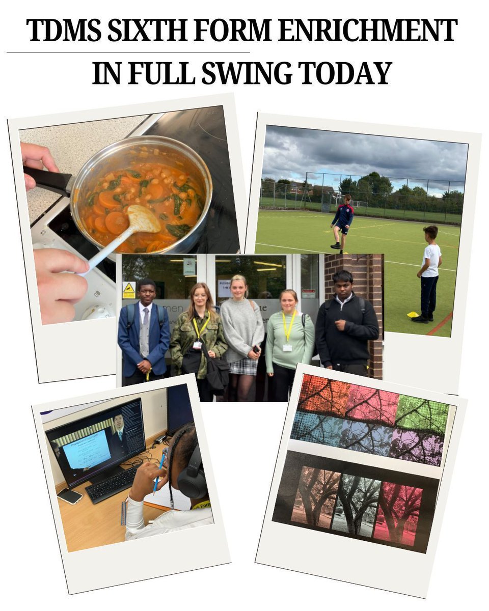TDMS_Evesham's tweet image. Sixth Form enrichment in full swing! Volunteering, Photography, Coaching @ St. Richard’s, U18 Football v RGS, The Good Life, MOOCs & more. Proud of our role models! 💪
tdmssixthform #pride #rolemodels