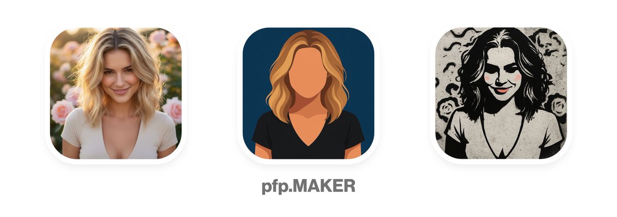 If you haven't already try my new iOS app pfp.MAKER

Turn any photo into a standout avatar in seconds with pfp.MAKER — the easiest way to create fresh, eye-catching profile pictures for personal or business use.

apple.co/46nMVJt