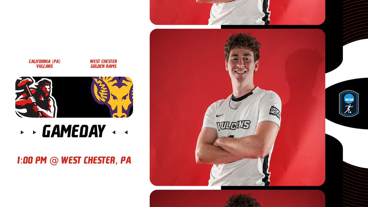 MSOC: The Vulcans travel to face West Chester on Saturday afternoon in their final non-conference contest of the season!

🗓️ Sept. 27 (Sat)
⌚️ 1PM
🆚 West Chester
📍 West Chester, PA
📈 tinyurl.com/382tm3j3
📺 tinyurl.com/3urvrvan