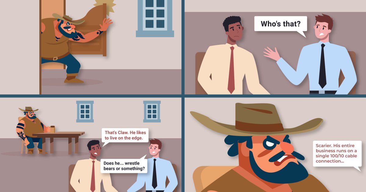 AiTechPro's tweet image. Take it from us, running a business on a single outdated cable connection is next-level daring. While Claw might live on the edge, your business shouldn’t have to. Let’s explore faster, more reliable fiber internet options today ⚡

#FiberInternet #BusinessInternet #TechUpgrade