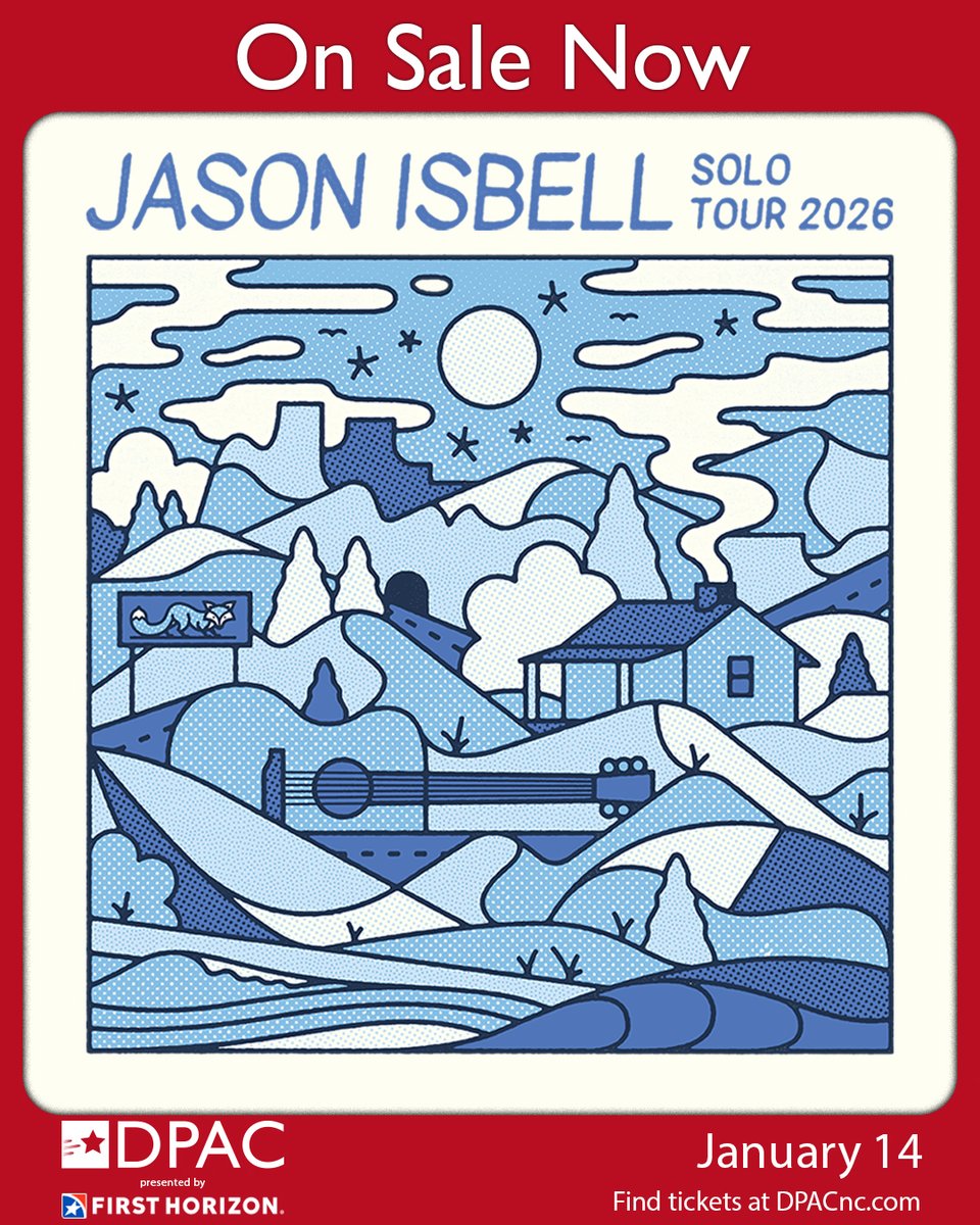 DPAC Presented by First Horizon (@dpac) on Twitter photo π’ On Sale Now π’
Jason Isbell is bringing his solo tour to DPAC on January 14 π€
ποΈ at bit.ly/4gOknMQ
DPAC presented by First Horizon π’ On Sale Now π’
Jason Isbell is bringing his solo tour to DPAC on January 14 π€
ποΈ at bit.ly/4gOknMQ
DPAC presented by First Horizon