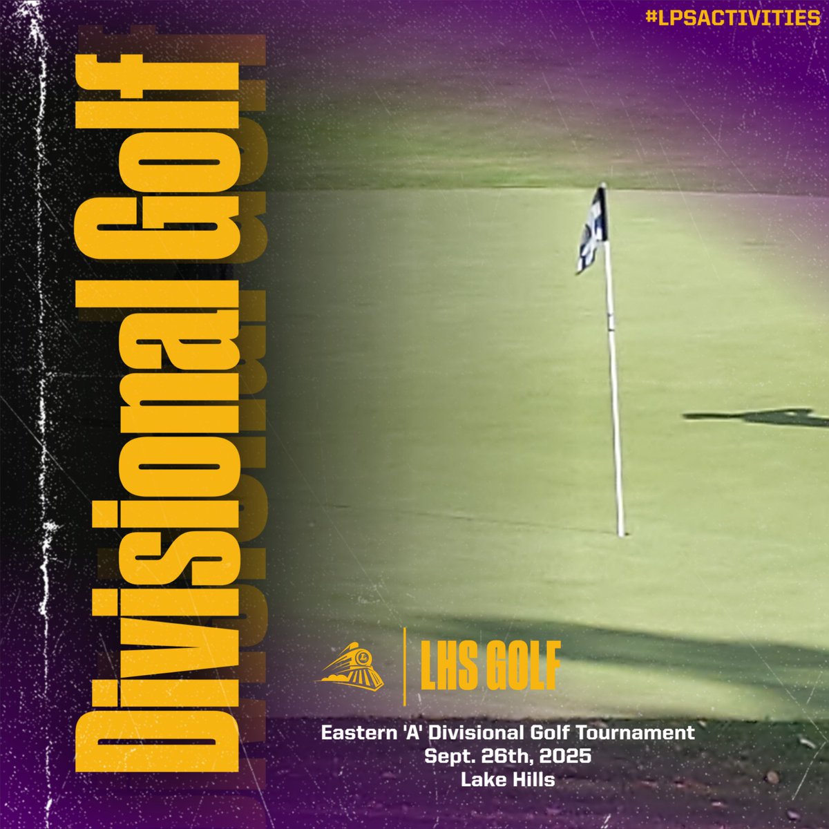 LPSActivities's tweet image. Good Luck Divisional Locomotive Golfers at the Eastern 'A' Tournament @ Lake Hills Friday Sept. 26th. Follow along with Results on Golf Genius: GGID: 25EAGOLF
Go Locomotives! #lpsactivities