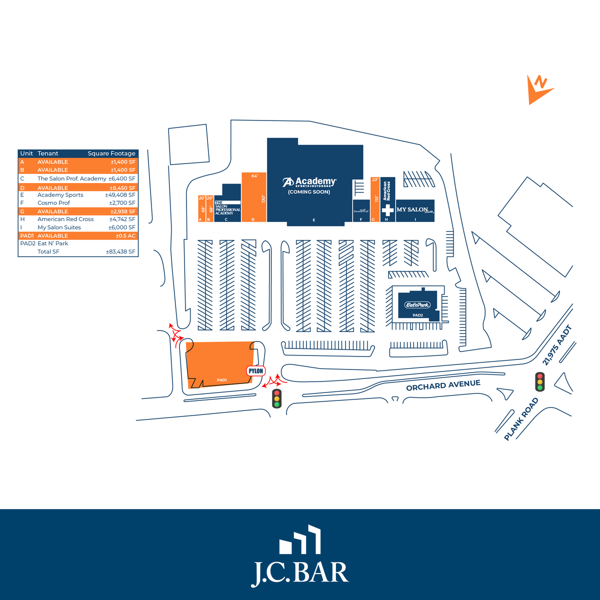 JCBARProp's tweet photo. Pad Site and Inline Space is AVAILABLE at the Orchard Plaza in Altoona, PA!
Contact Greg, Brett, and Colin today!

https://t.co/VbrShka0Vj

#commercialrealestate #cre #retailrealestate #shoppingcenters #brokers #leasing #padsites #outparcel #altoona #pennsylvania #centralpenn https://t.co/gqjXuLnlsf
