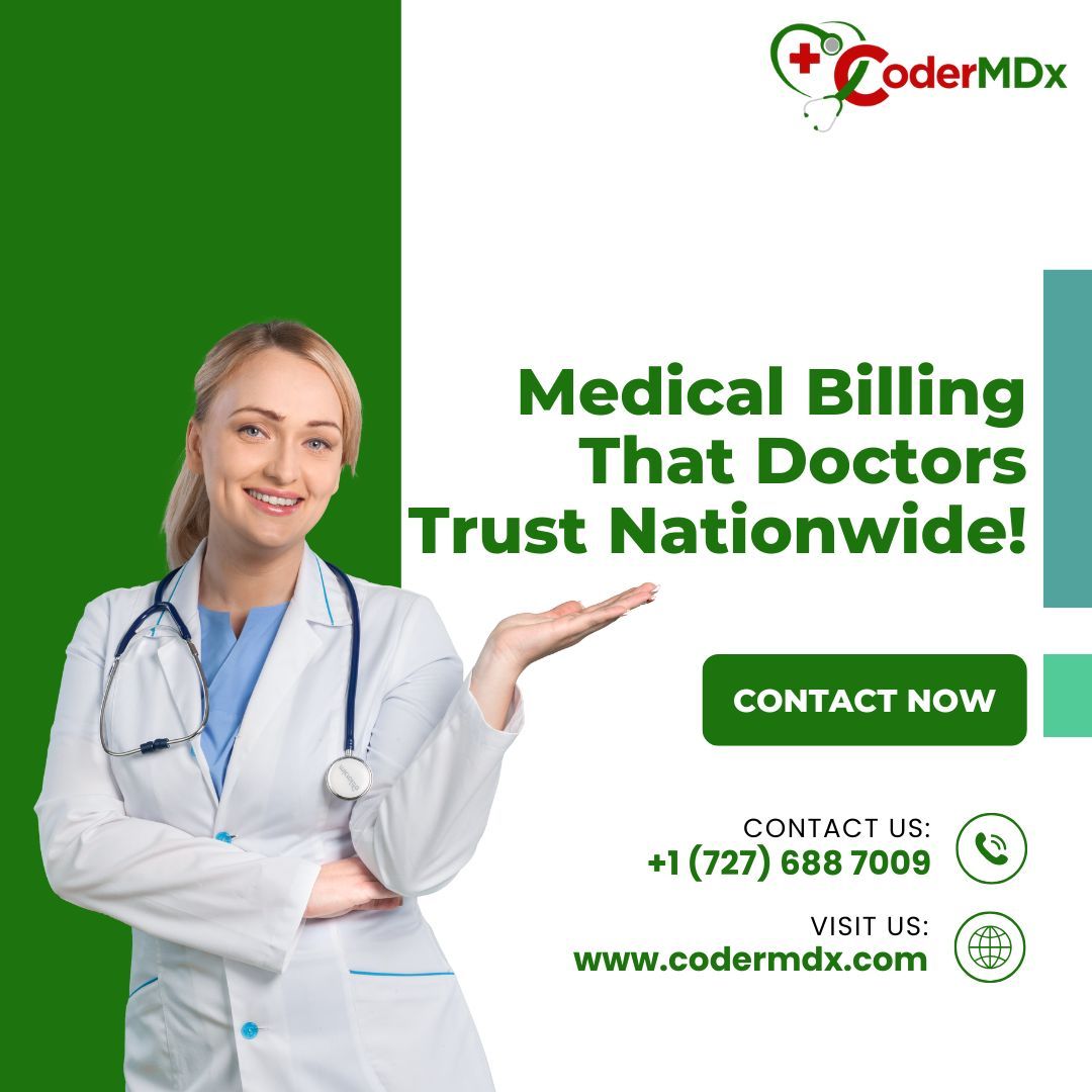 codermdx25's tweet image. Medical Billing That Doctors Trust Nationwide!
Focus on patient care while CoderMDx ensures accurate coding, clean claims, and faster reimbursements.
โ
99% Clean Claims
โ
CPT & ICD-10 Expertise
๐ codermdx.com
#MedicalBilling #CoderMDx #CleanClaims #CPTCoding #ICD10