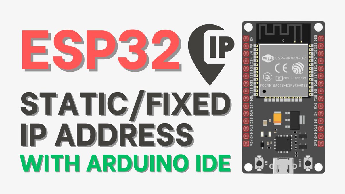 ebokify's tweet image. ESP32 Static/Fixed IP Address – Working & Testing
ebokify.com/esp32-static-f…
🔥 Top 6 ESP32 eBooks for $20
ebokify.com/top-6-esp32-eb…
#ESP32 #ESP32S3 #ESP32C6 #ESP32CAM #ESP32Display #ESP32Project #ESP32Tutorial #Espressif #Arduino #IoT #Microcontroller #EmbeddedSystems