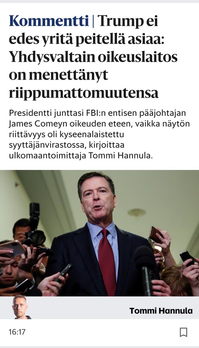 Miksi Tommi Hannula <a href="/hsfi/">Helsingin Sanomat</a> ei ollut tästä huolissaan, kun Trumpia Bidenin aikana haastettiin milloin minkäkin demokraattien hallitseman osavaltion oikeuteen?