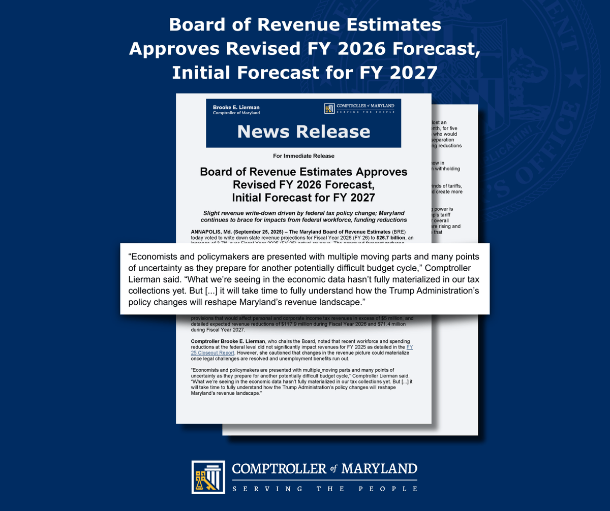 Economists and policymakers are presented with multiple moving parts and many points of uncertainty as they prepare for another potentially difficult budget cycle. What we’re seeing in the economic data hasn’t fully materialized in our tax collections yet. But... it will take