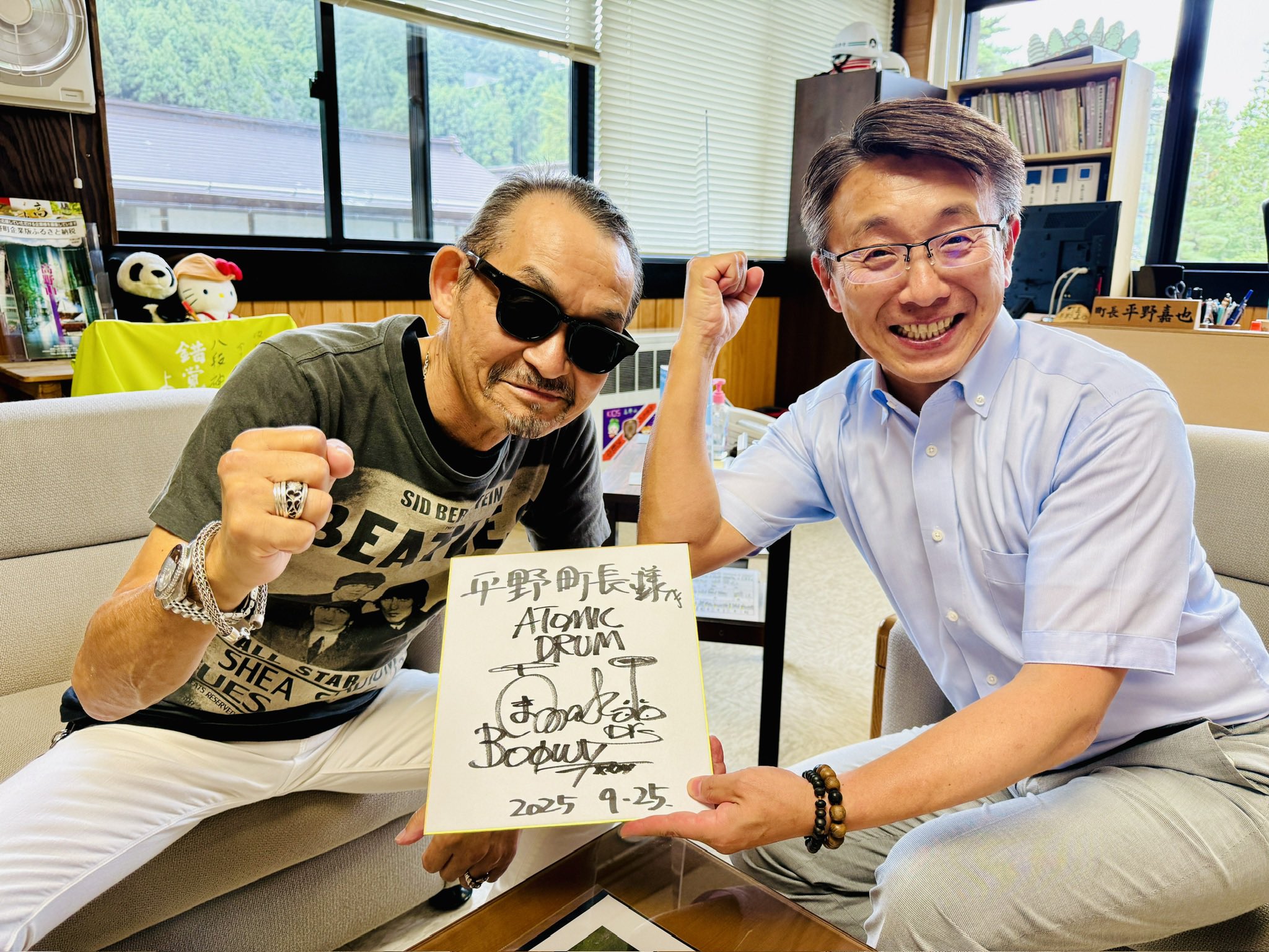 BOOWY Live 高橋まこと ドラムスティック 貴重 当時物‼ Makoto Takahashi plays 